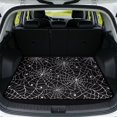 thumbnail image 1 of HUISEFOR Spider Web Car Trunk Mat 29" x 39" Non-Slip Halloween Design All Weather Trunk Protection Cargo Liner Removable Automotive Accessories for Most Cars SUV, 1 of 7