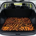 thumbnail image 1 of HUISEFOR Tiger Stripe Car Trunk Mat for Women 29" x 39" Non-Slip Cargo Mat Rear Trunk Liner Scratchproof Easy To Clean Universal Fit for Most Cars SUV, 1 of 7