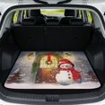 thumbnail image 1 of HUISEFOR Winter Snowman Print Car Trunk Mat 29" x 39" Full Protection Cargo Mat Rear Trunk Liner Scratchproof Cars Accessories Anti Slip Easy Installation for Cars, SUVs, 1 of 7