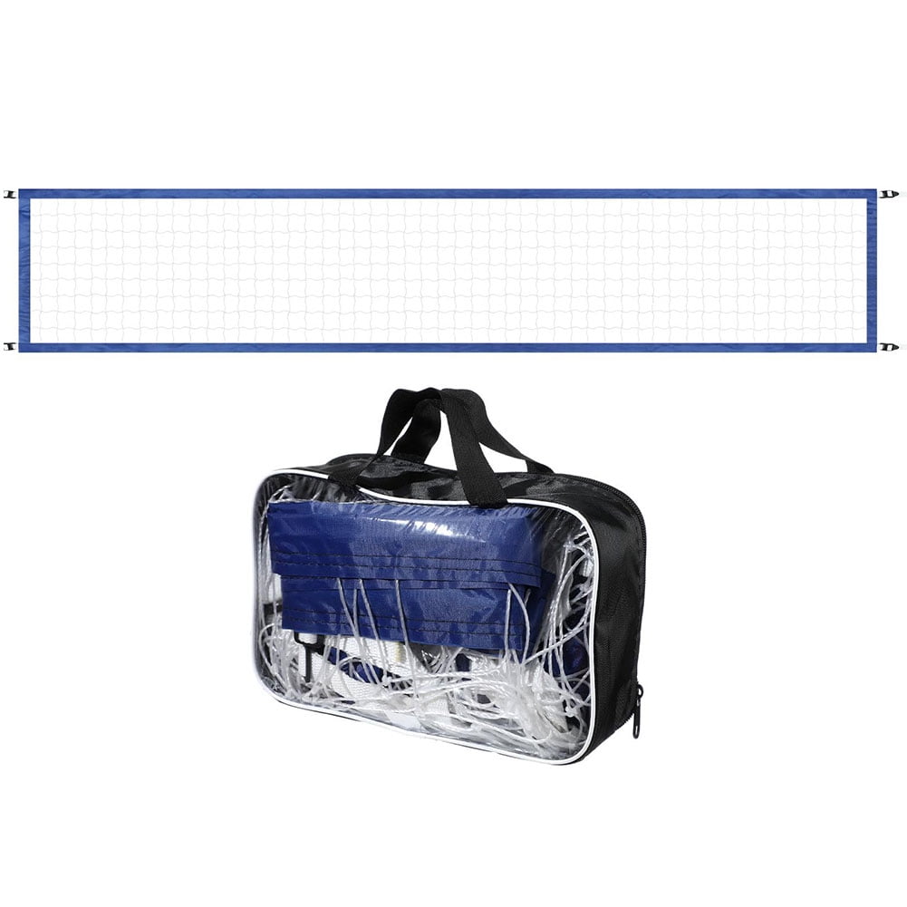 HUISZJ 15ftx3ft Volleyball Net, Folding Training Net Pool with Carrying Bag, Water Volleyball Net for Outdoor Swimming