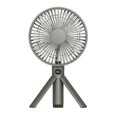 thumbnail image 1 of HUISZJ 2026 New Outdoor Camping Fan, Foldable Camping Tripod Fan, Portable Handheld Rechargeable Fan with LED Digital Display for Outdoor Desktop (Green), 1 of 10