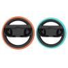 HUISZJ 2Pcs Game Controller Racing Wheel, Racing Steering Wheels with Silicone Pad, Anti-Scratch Round Steering Wheel Grip Holder Game Attachment Accessories