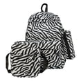 thumbnail image 1 of HUISZJ 3-In-1 School Bag Set, Cow Pattern Bookbag with Lunch Box, School Backpack Set for School Women College (Style 2), 1 of 7