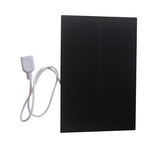 HUISZJ 3W 5V Mini Solar Panel, Portable Solar Charger, USB Solar Panel Power Backup for Camera Water Pump