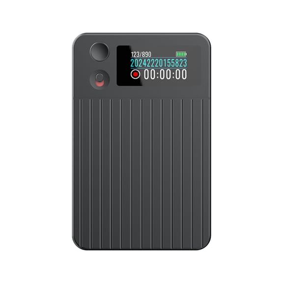 HUISZJ AI Voice Recorder, APP Control Audio Recorder 32 GB Memory Transcribe & Summarize, Recording Device AI Noise Cancellation Technology (32GB)