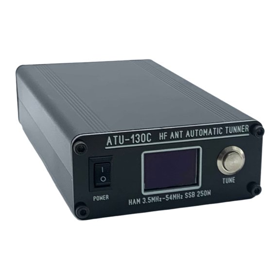 HUISZJ Antenna Tuner Shortwave Micro Antenna Tuner, HF Automatic Antenna Tuner Mini Antenna Tuner, Miniature Automatic Antenna Tuner for Home Vehicle Radio