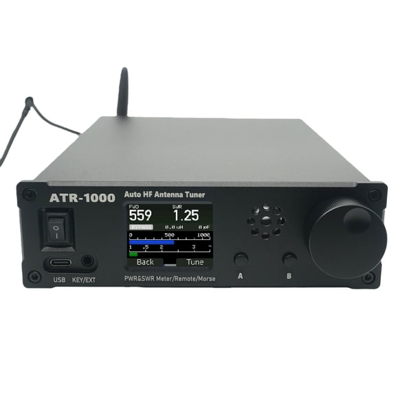 HUISZJ Automatic Antenna Tuner, Lightweight HF Shortwave Radio Tuner, HF Shortwave Radio Tuner
