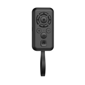 HUISZJ BT Remote Control, Mini Self-Timer Wireless Phone Controller, BT 5.3 Selfie Remote Control (Black)