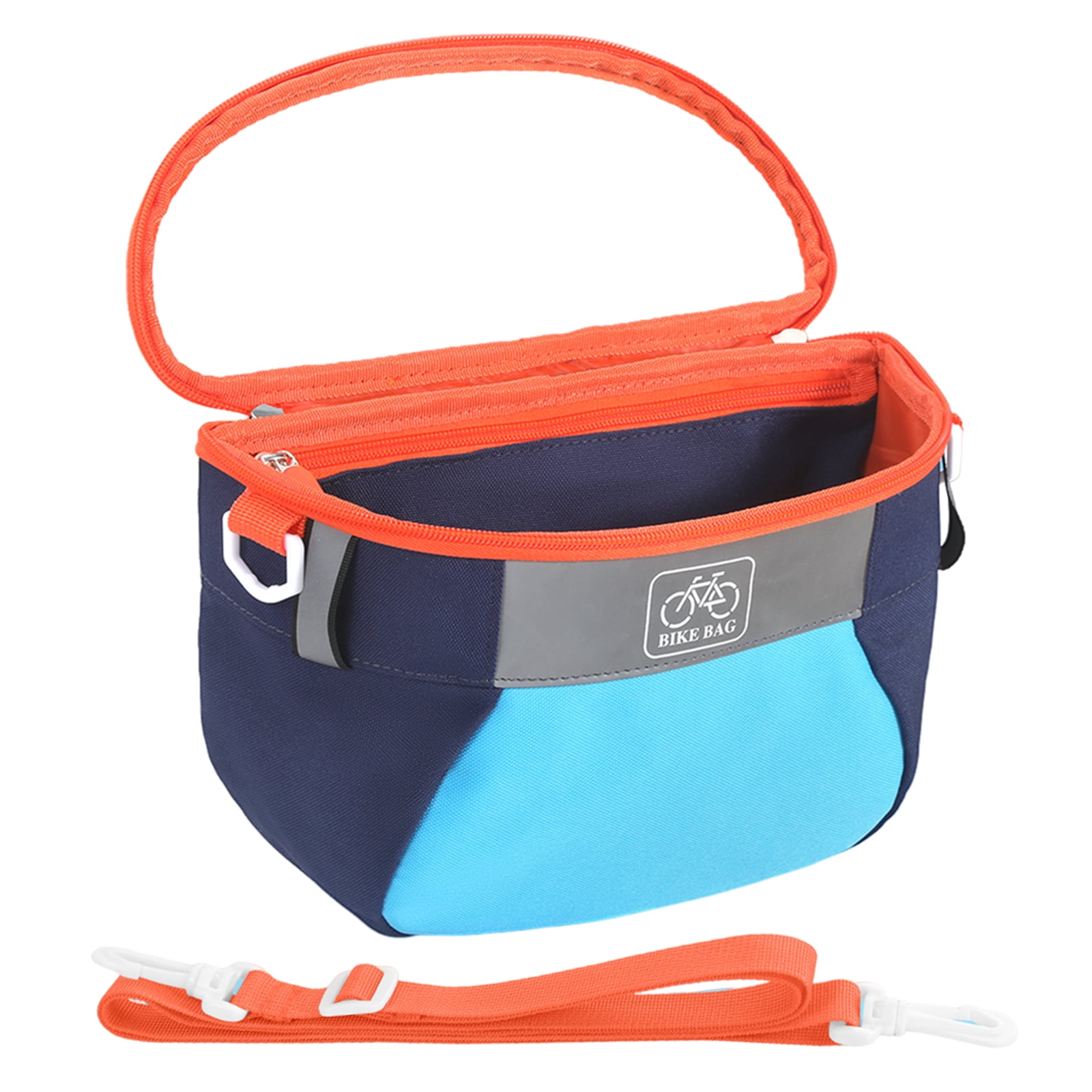 HUISZJ Bike Basket Cute Bike Accessory Front Frame Handlebar Bag (C)
