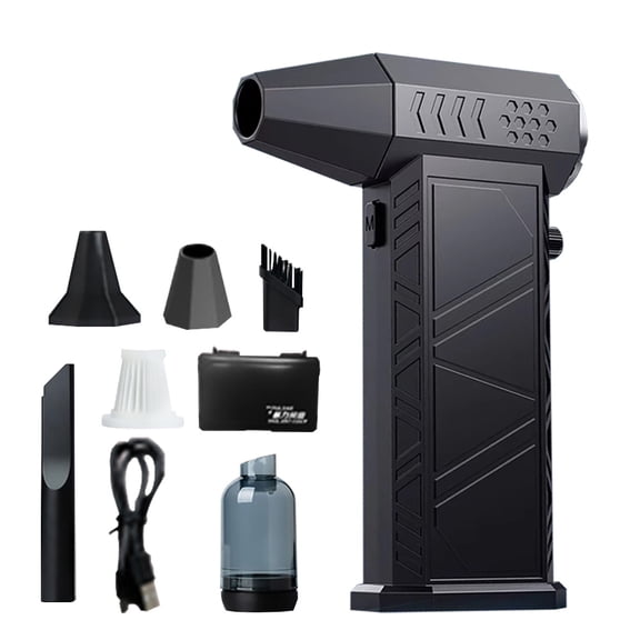 HUISZJ Dusting fan, 300000RPM Electric Air Duster, Wireless Dust Blower for Outdoor Camping (B)