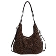 thumbnail image 1 of HUISZJ Faux Suede Crescent Crossbody Bag, Adjustable Shoulder Strap Crossbody, Faux Suede Underarm Bag for Women Travel Work (Coffee), 1 of 8