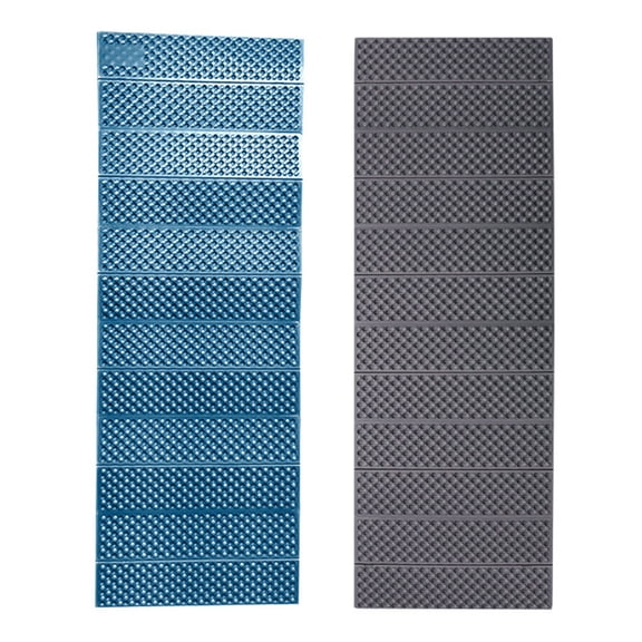 HUISZJ Folding Camping Mat, Portable Sleeping Mat, Waterproof Egg Foldable Egg Crate Foam Sleeping Pad for Hiking Camping (Blue)