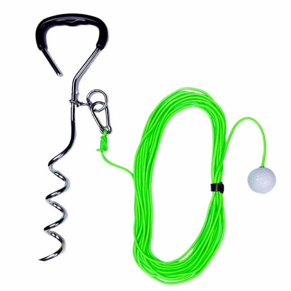 HUISZJ Golf Swing Rope Ball Trainer, Set-Golf Swing Training Aid, Golf Practice Training Tool