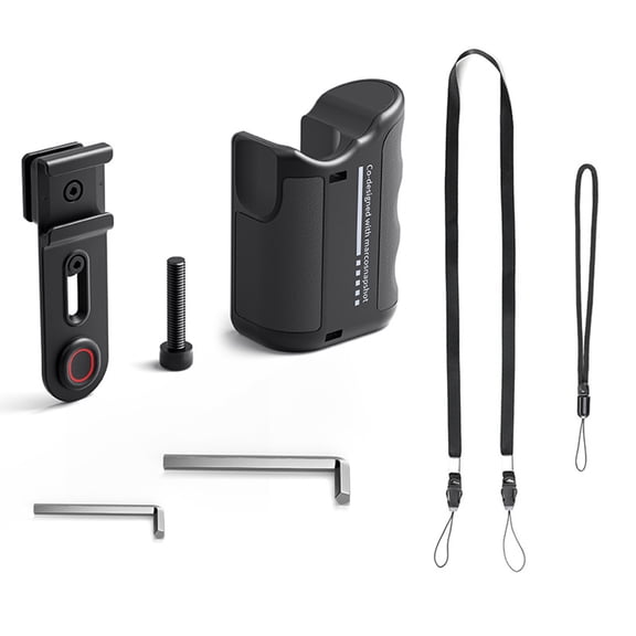 HUISZJ Grip Kit Handle Grip, Plastic Camera Grip with Shutter Button, Handle Camera Extension Bracket