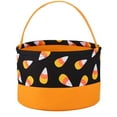thumbnail image 1 of HUISZJ Halloween Bag Candy Bulk, Reusable Goody Fabric Candy Bucket with Handle, Halloween Trick or Treat Bags for Party Home Supplies (A), 1 of 8