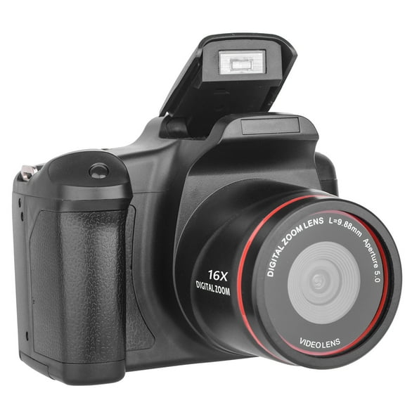 HUISZJ Digital Camera 1080P 16MP, 16X Zoom Vlogging Camera with 2.4 Inch LCD Screen Video Recorder, 16 Megapixels High-definition DV Camera for Photography