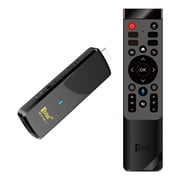 HUISZJ Home Video Player, Voice Remote Control Set Top Box with Remote, 4K HD TV Video Player 2.4G&5G Dual WiFi TV Stick for Home Party