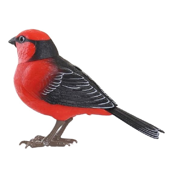 HUISZJ Interactive Robot Bird Plaything Robot Bird For Gift Home Decoration (Orange and Black)