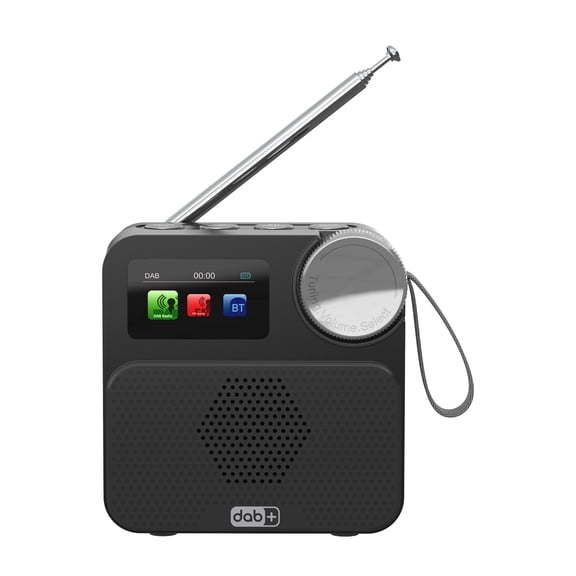 HUISZJ Internet FM Radio, Internet FM Radio Rechargeable Digital Radio, Portable FM Radio with 1.47inch