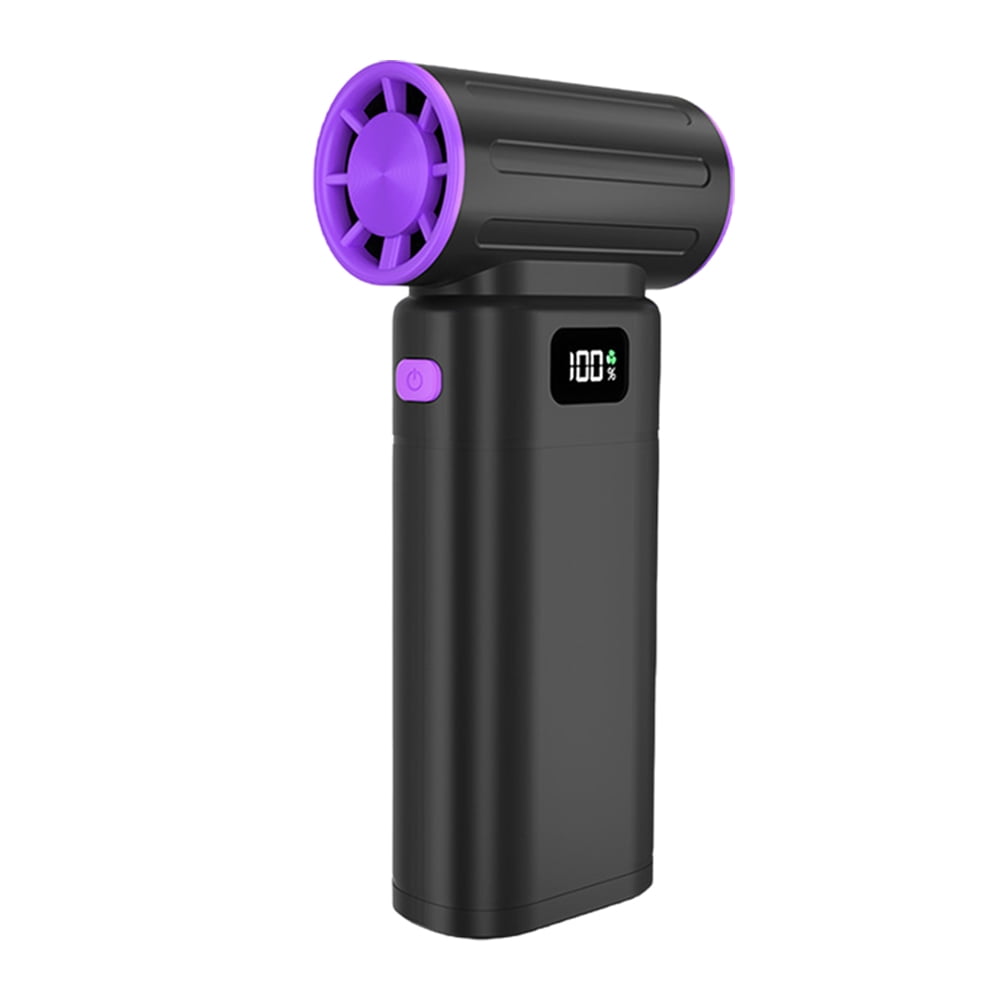 HUISZJ Jet Dry Mini Blower, Mini Fan Electric Air Duster, Multifunctional Wireless Dust Blower for Home Car (Black)