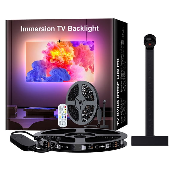 HUISZJ LED Light Strip, 2026 New Upgraded Light Ambient Strip Lights, Control LED TV Light for Bedroom Home Decor