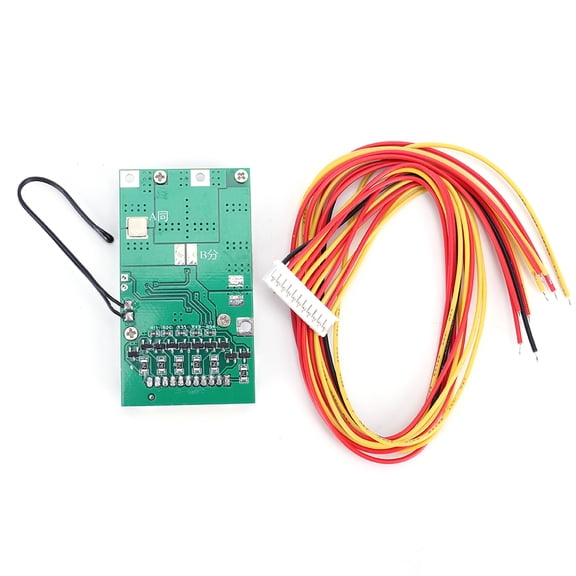 HUISZJ Lithium Battery Protection Board, Electronic Module with Equalization Lithium, Mini Electric Vehicle Battery Pack Circuit Control Board