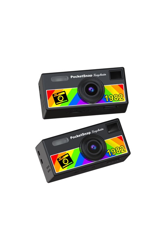 Mini Digital Camera, 1080P Camcorder Video Recorder, Retro Keychain Digital Camera for Travel Outdoor (Black