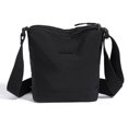 thumbnail image 1 of HUISZJ Nylon Crossbody Bag, Messenger Bag with Adjustable Shoulder Strap, Casual Crossbody Purse for Work Travel Outdoor (Black), 1 of 9