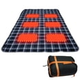 thumbnail image 1 of HUISZJ Outdoor Electric Heating Pads 6-Zone Intelligent Heated 3 Adjustable Temperature Electric Heating Sleeping Bag for Hiking Picnic (Blue), 1 of 10