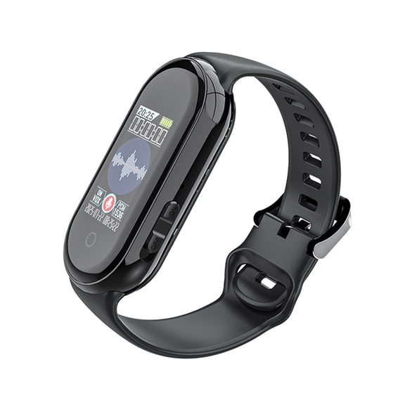 HUISZJ Portable Voice Recorder, Noise-Canceling Small Audio, Dictaphone Watch TYPE-C Charging for Lecture Interview Meeting Class
