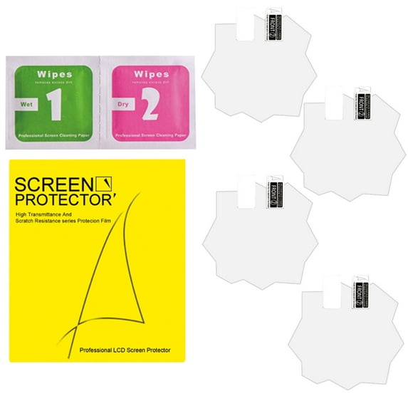 HUISZJ Screen Protector Film, Clear TPU Soft Film, Scratch-Resistant Screen Size Film (4Pcs)