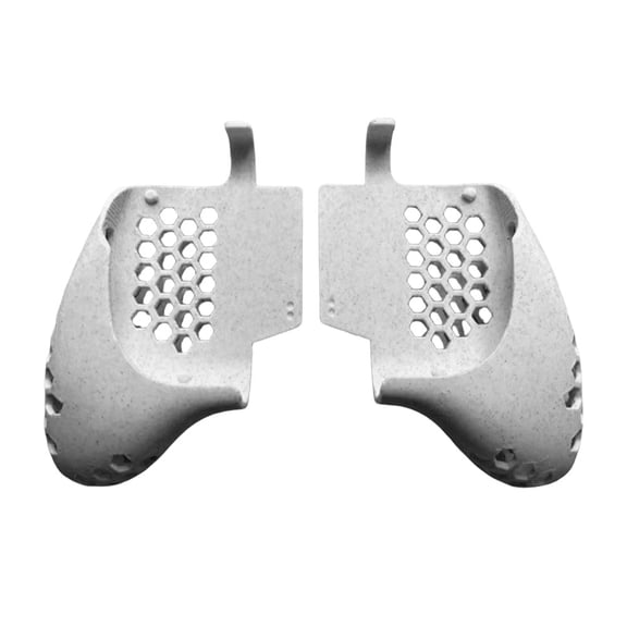 HUISZJ Smart Grip Holder, Anti-fall 3D Printed Controller Game Console Grip, Ergonomic Controller Grip Handle (Hollow Frosted)