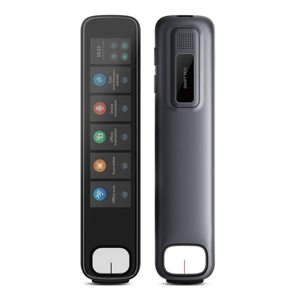 HUISZJ Smart Scanner Translator Pen, 142 Languages Smart Scanner Translator Pen, Scanning Point Reading Smart Voice Translator Device