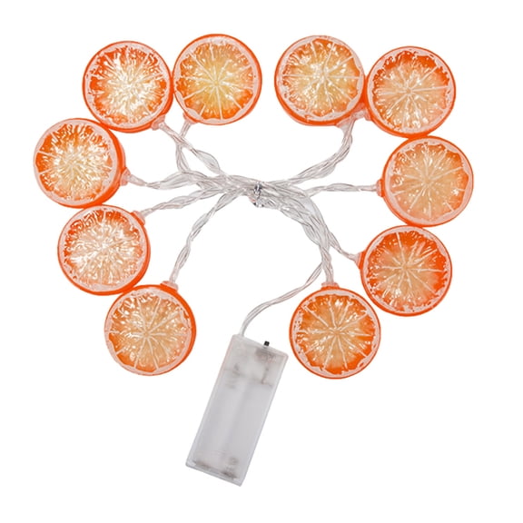 HUISZJ String Lights LED Lemon Design, Outdoor Waterproof String Light, Portable Battery Operated LED Lemon for Bedroom Home Decor