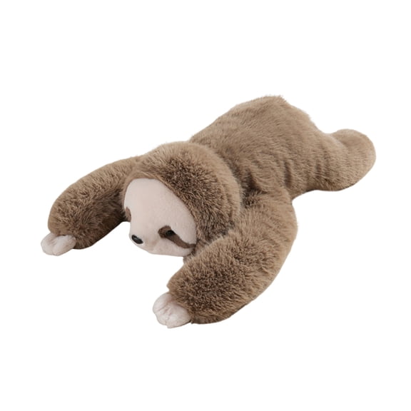 HUISZJ Stuffed Animal Cute Sloth Doll Toy Skin-Friendly Plush Pillow Emotional Support Stuffed Plush Toy for Room Party Decor (17.72 inch)