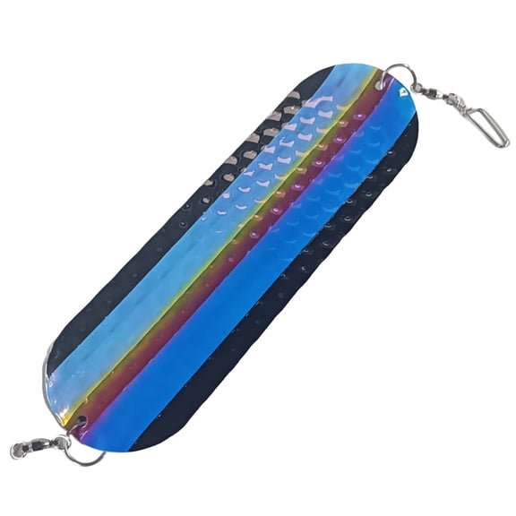 HUISZJ Trolling Fishing Diving Flash Board, Salmon Fishing Flasher Fishing Trolling Flasher, Fishing Flasher Bait Flasher (Red Blue)