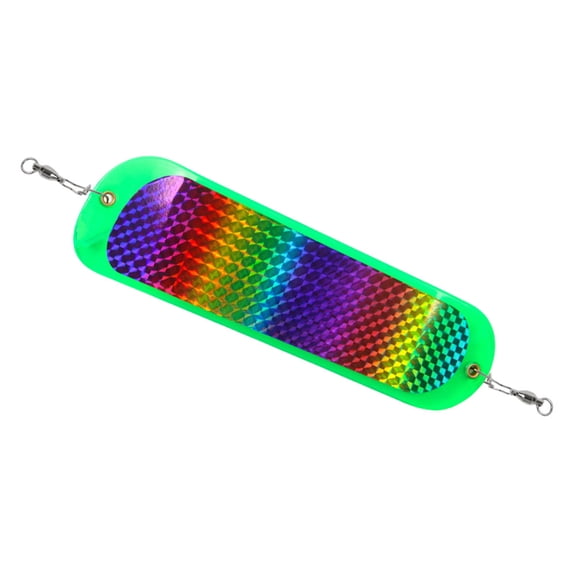 HUISZJ Trolling Fishing Diving Flash Board, rout Spin Flasher, Reflective Fishing Trolling Flasher Fishing Accessory (B)
