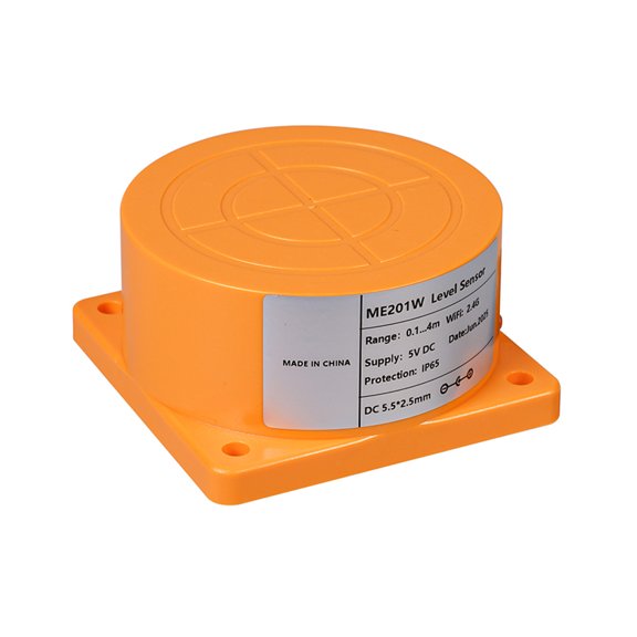 HUISZJ Ultrasonic Water Level Detector, Water Tank Monitor Sensor with Real-time, IP65 Waterproof Wireless Water Tank Level Sensor for Smart Home (ZigBee)