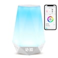 thumbnail image 1 of HUISZJ White Noise Sound Machine, 32 Soothing White Noise Sound Machine with Colored Light Sleep Aid Device, App Control with Dimmable Clock, 1 of 10