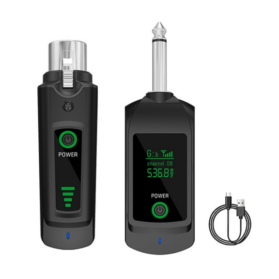 HUISZJ Wired To Wireless Microphone System, Dynamic Handheld Microphone, Adapter System Microphone Accessory (1 To 1 Original