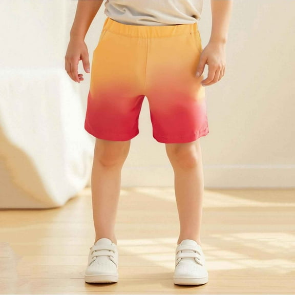 HUITKMM Boys Shorts Toddler Boys Girls Patchwork Sport Shorts Kids Casual Shorts