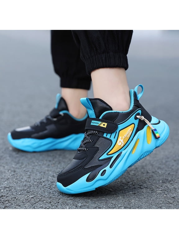 Boys Sneakers for Kids Lightweight Breathable Running Shoes Non Casual Sports Shoes for Toddler To Big Boys Age 3 14