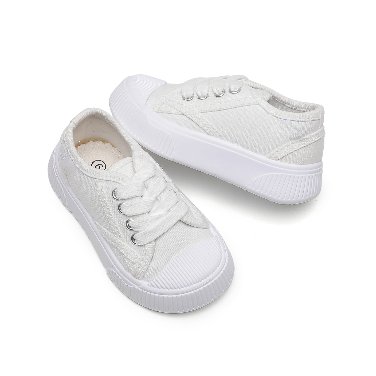 Boys Sneakers for Toddlers 1 4 Years Lightweight Breathable Canvas Casual Shoes for Kids Non Comfortable Everyday Outdoor Play