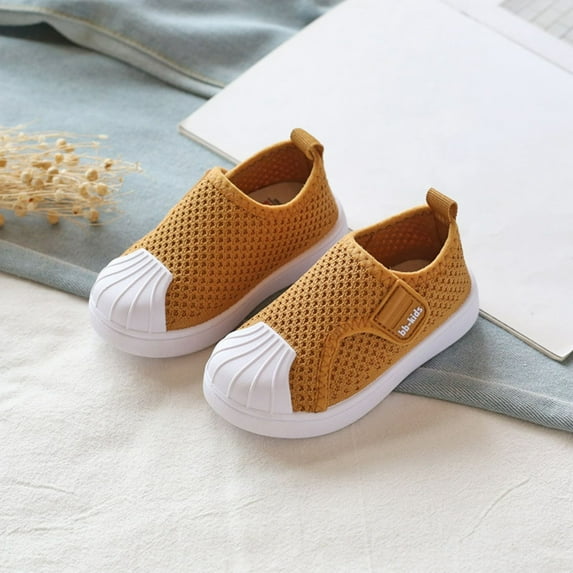 HUITKMM Children's Fashion Spring and Autumn Children's Board Shoes Comfortable Soft Sole Mesh Breathable Sports Shoes for Boys and Girls