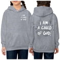 thumbnail image 1 of HUITKMM Girls Casual Letter Print Long Sleeve Hooded Sweatshirt Top with Pocket for Everyday Wear, 1 of 4