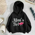 thumbnail image 1 of HUITKMM Girls Casual Letter Print Pullover Hoodie Sportswear Tracksuit Top without Pocket, 1 of 2