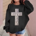 thumbnail image 1 of HUITKMM Girls Casual Printed Round Neck Sweatshirt Soft Winter Fashion Pullover Comfortable Daily Wear Top, 1 of 3