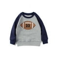 thumbnail image 1 of HUITKMM Hoodie for Boys Children Spring and Autumn Long Sleeve Rugby Print Pullover Child Top Wool Cartoon Sweatshirt, 1 of 2