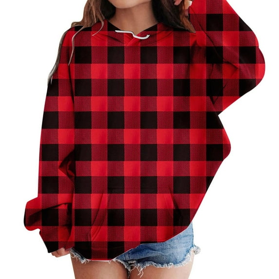 HUITKMM Kids Sweater Girls and Boys Autumn and Winter Color Round Neck Long Sleeved Pocket Sports Casual Children Hooded Sweatshirt