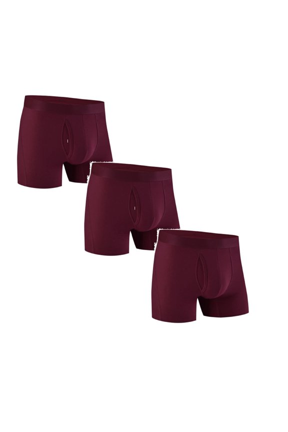 Mens Underwear Briefs Mid Rise Breathable Side Vents Comfortable 3 Pack